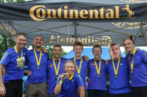 The ContiGrip team 'after' shot! (We look pretty good for about 3 hours kip and 4 cross country 10ks in 24 hours.)